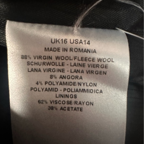 Jaeger Women's Gray Wool Blazer size 14 - Picture 9 of 14